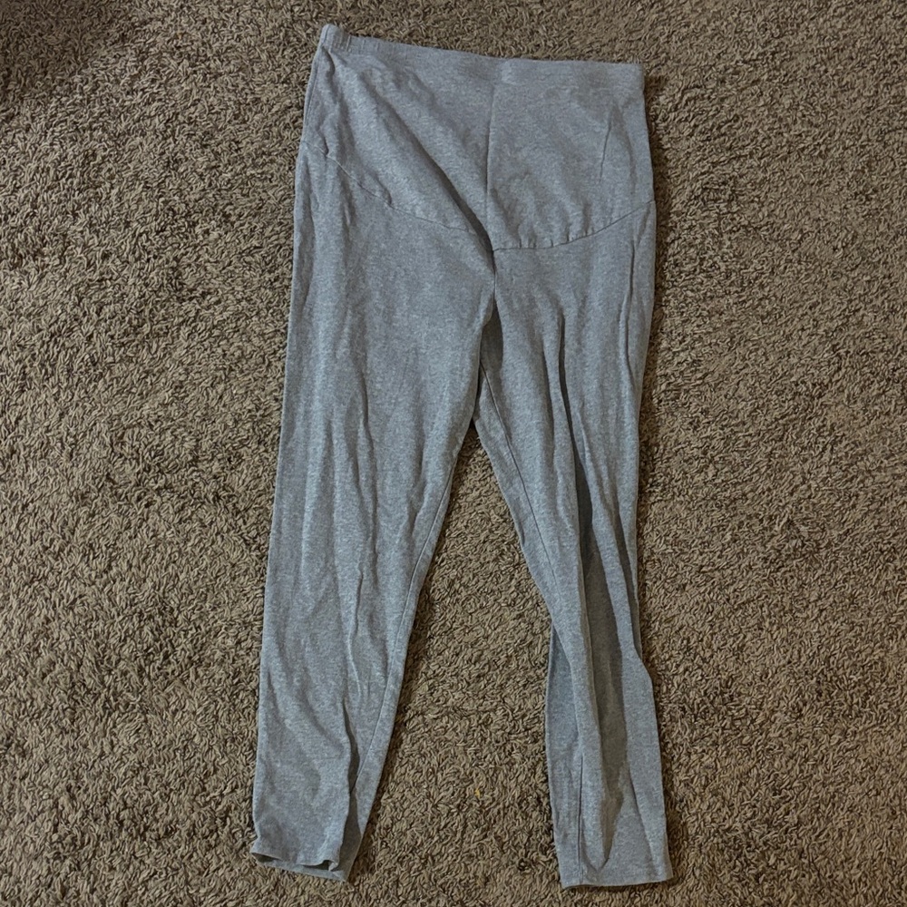 Time and Tru Light Heather Gray High-Rise Leggings